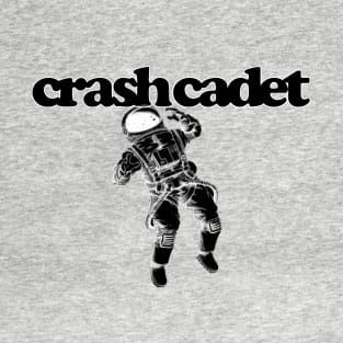 Crash Cadet Cosmonaut - Black T-Shirt